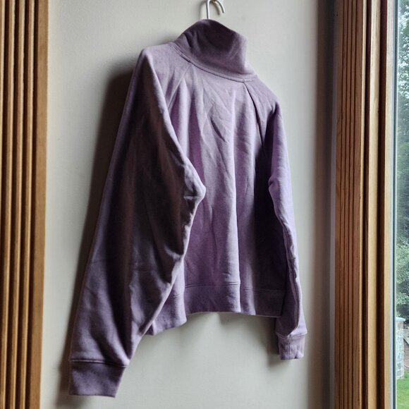 Under Armour Lavender Cowl Neck Cropped Sweatshirt Size XL - Picture 11 of 14